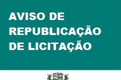 14/09/2020-AVISO DE REPUBLICAÇÃO DE LICITAÇÃO